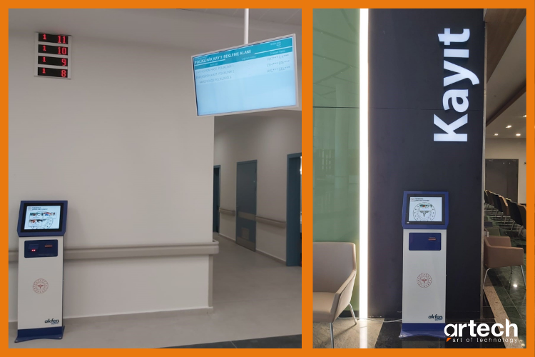 Tekirdağ Şehir Hastanesi'ne Digital Signage ve Kiosk Çözümlerimizi Konumlandırdık.